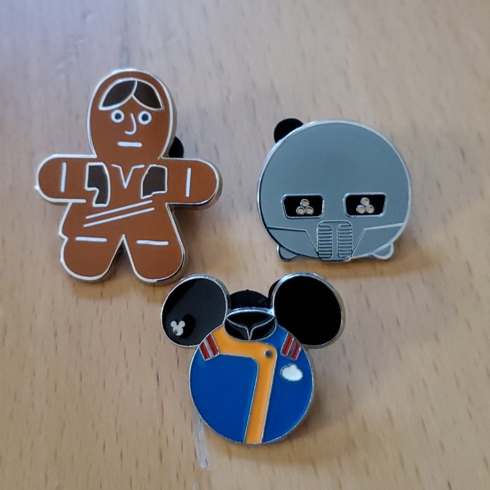3 Star Wars Disney Pins